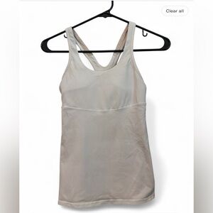 Lululemon Athletica White Tank Top